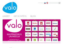 Tablet Screenshot of kauppakeskusvalo.fi